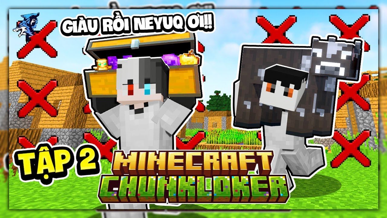 Tôi Và NeyuQ Đã Giàu Lên Nhờ Việc Trồng Rau | Minecraft Chunk Lock #2