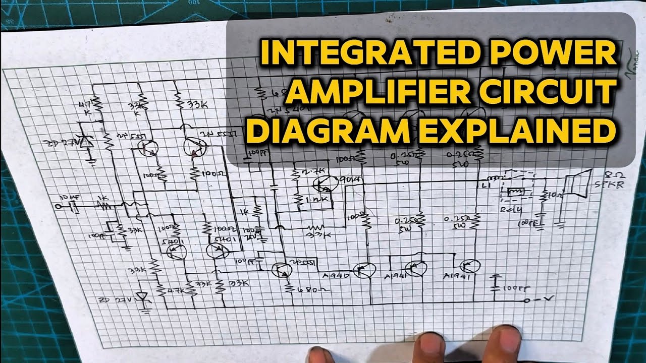 Amplifier Circuit Diagram Explained (Tagalog/English Sub)