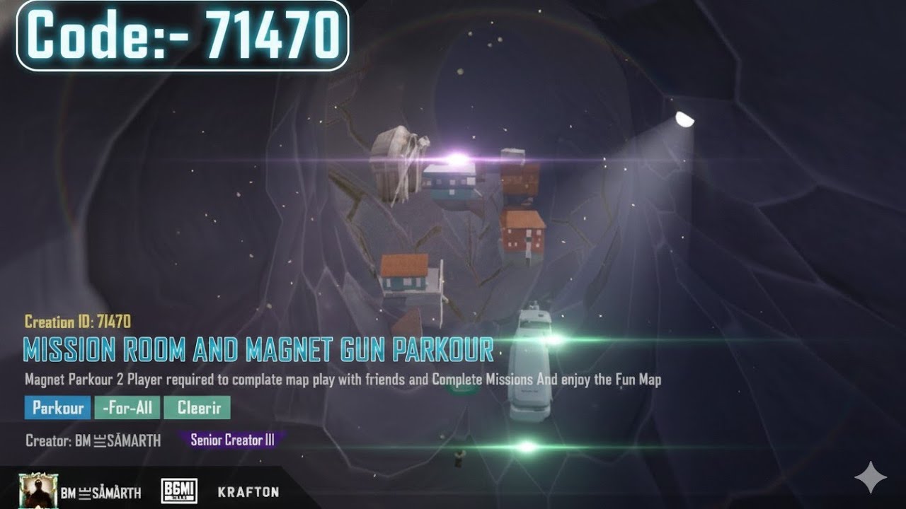 71470 Wow Map ✨ MISSION AND MAGNET GUN PARKOUR ✨Fun and Enjoying Map