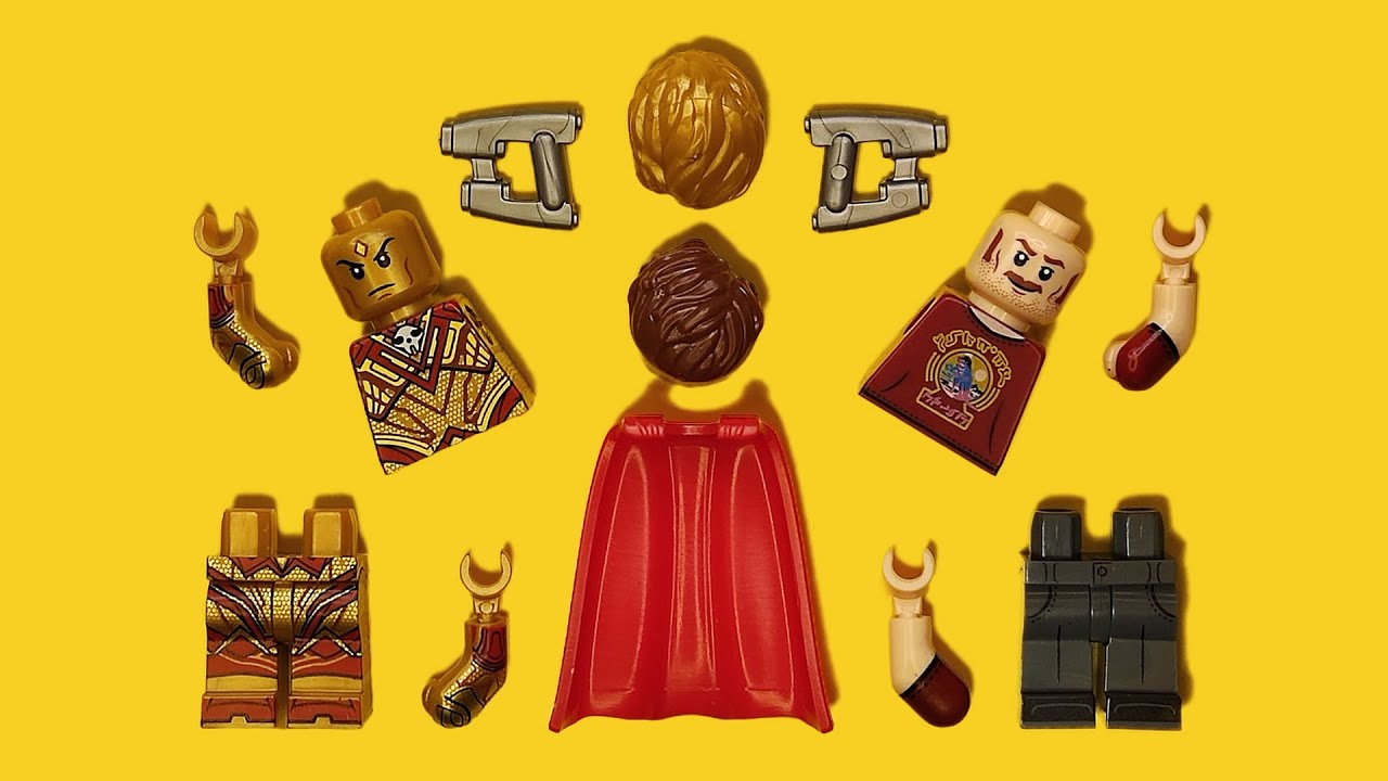 LEGO Adam Warlock & Peter Quill in Guardians of the Galaxy Vol.3 | Unofficial Minifigure | Marvel