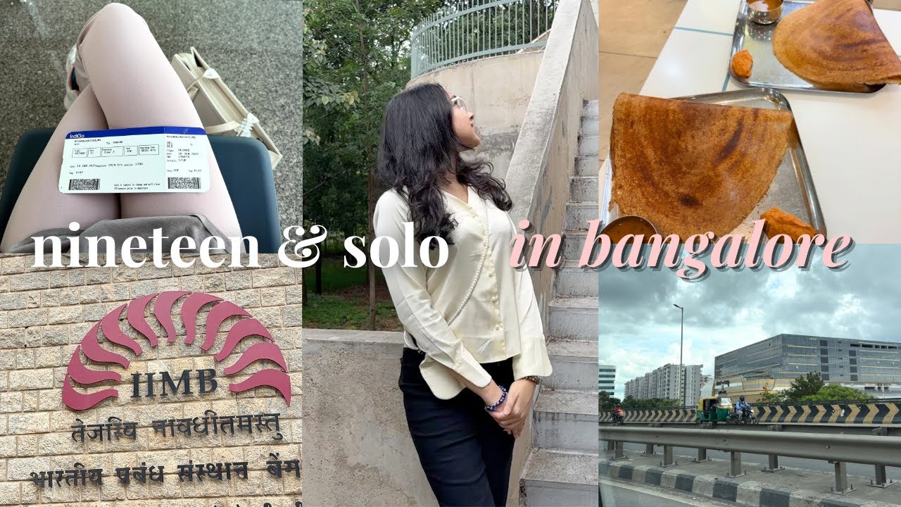 I VISITED IIM BANGALORE ♡ solo trip diaries