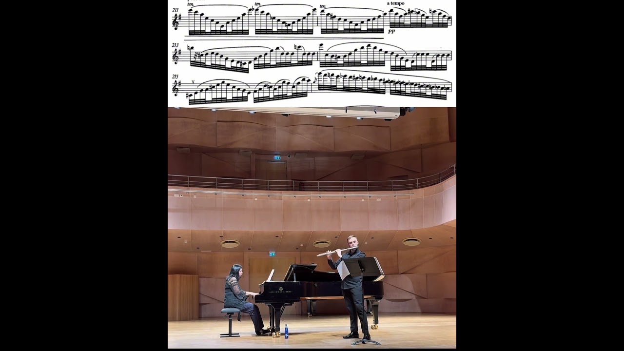 Taffanel Freischutz Fantasy | Joshua Batty - Flute | Jana Pe&auml;ske - Piano | Live from Estonia 2025