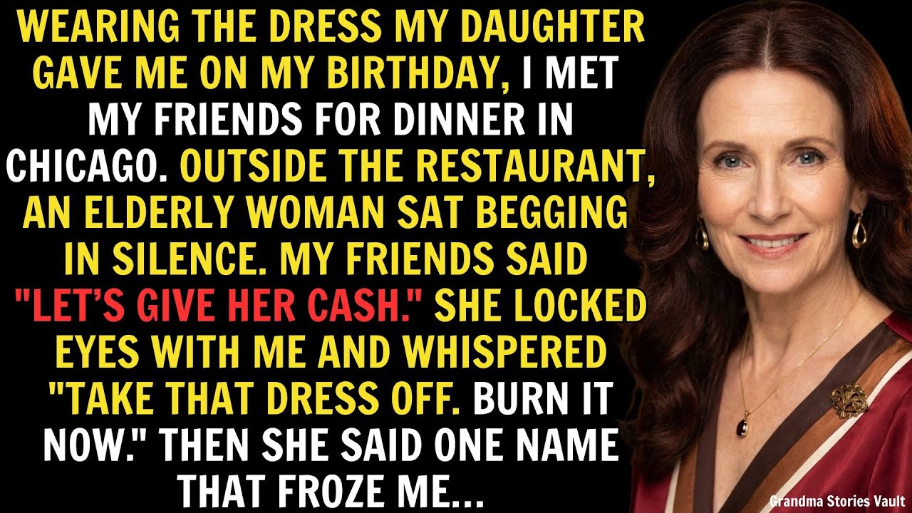 Wearing The Dress My Daughter Gave Me On My Birthday, I Met My Friends And…
