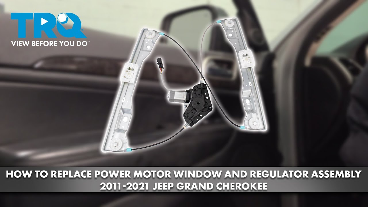 Как заменить электродвигатель стеклоподъемника и регулятор в сборе на Jeep Grand Cherokee 2011-2021