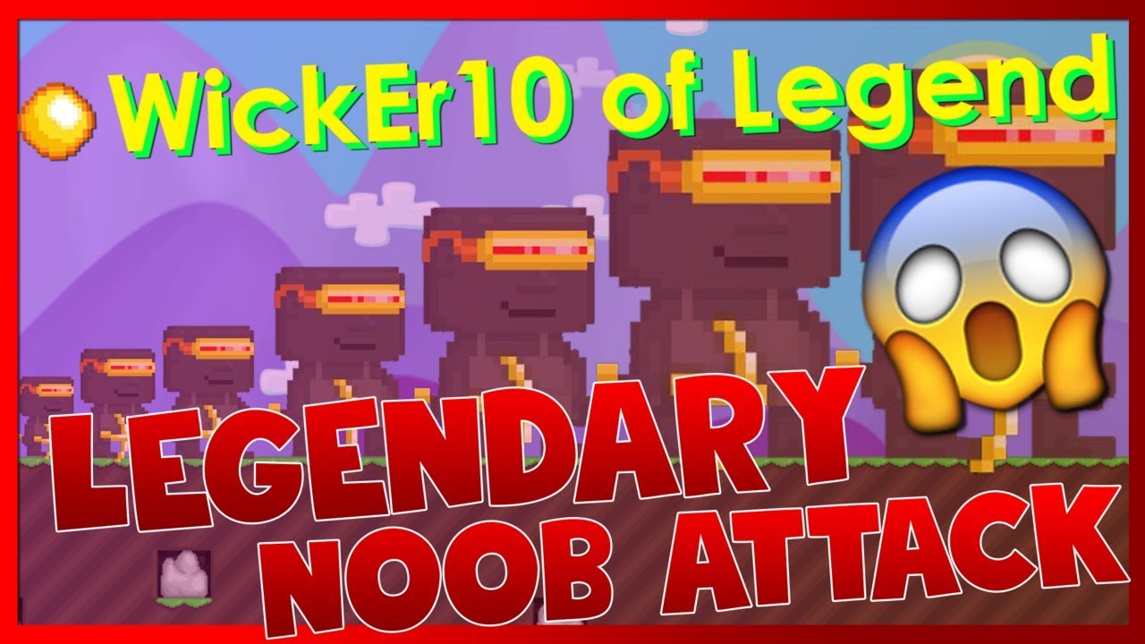 Growtopia | Legendary Title NOOB Attack