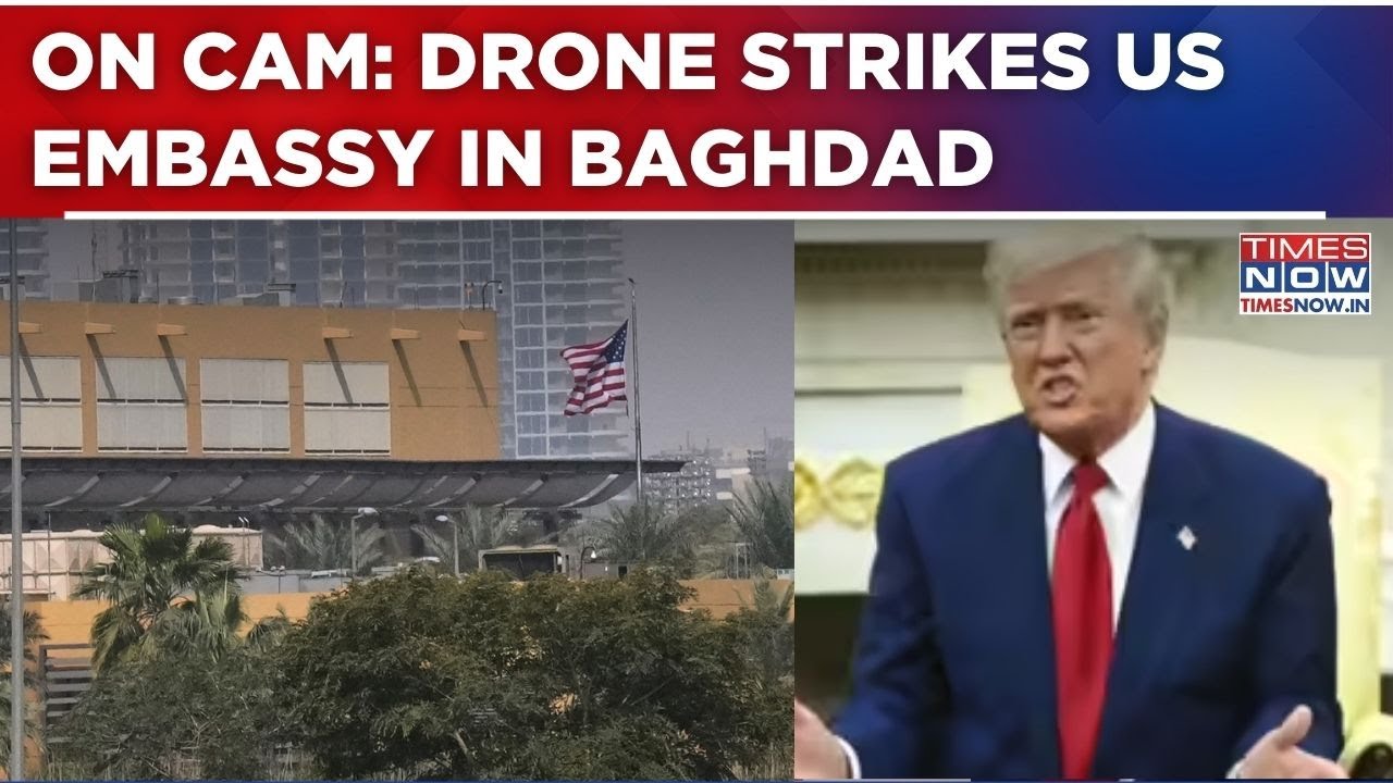 Drones Strike US Embassy in Baghdad; C-RAM System Shoots It Down | Watch Dramatic Visuals