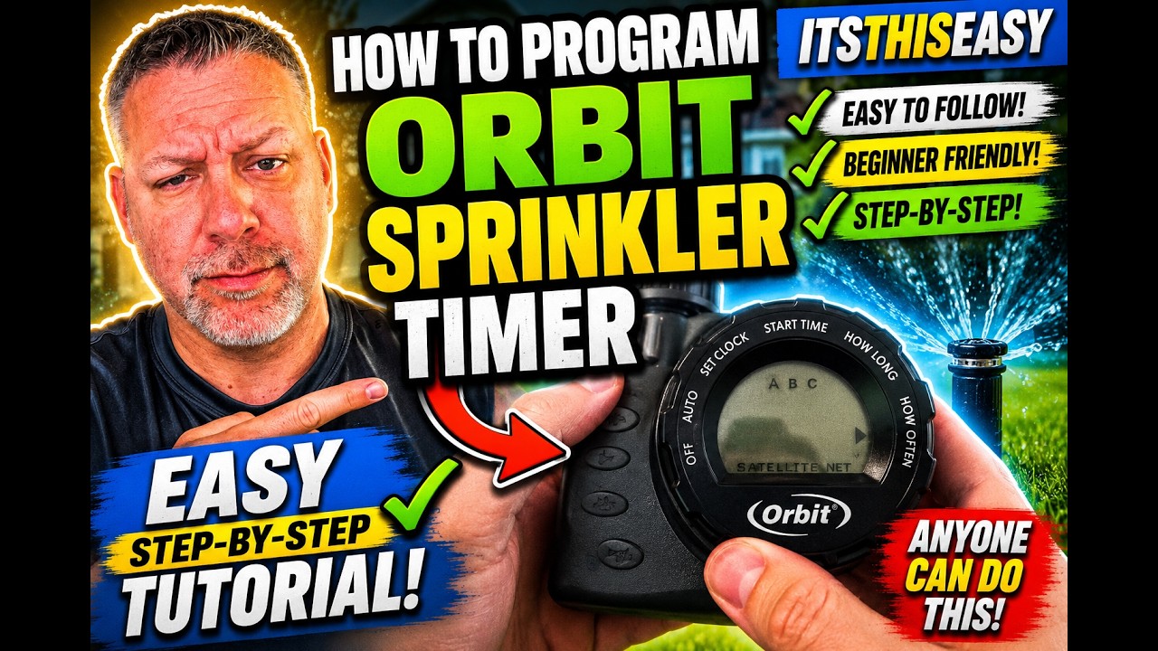 How to program an Orbit sprinkler timer
