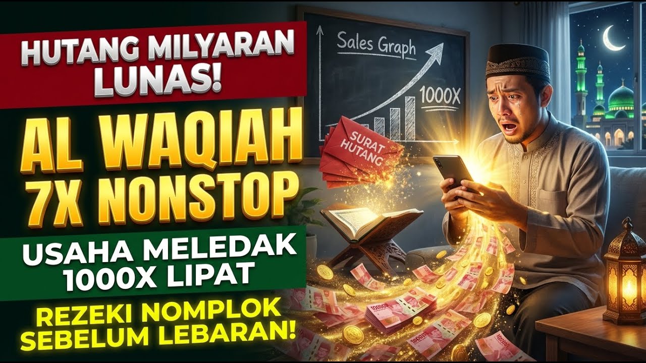 ISTIRAHAT TENANG! Bacaan Al Waqiah 7x Pelancar Rezeki Ramadhan Ini