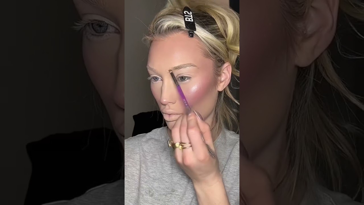NEW YORK FASHION WEEK VIRAL MAKEUP #makeup #makeuphack #shorts