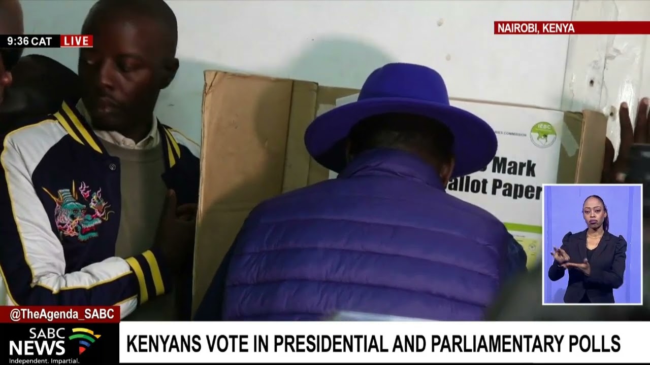 Kenya's Raila Odinga casts his vote