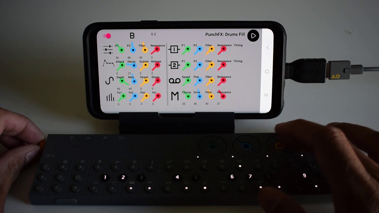 OP-Z Buddy App Demo