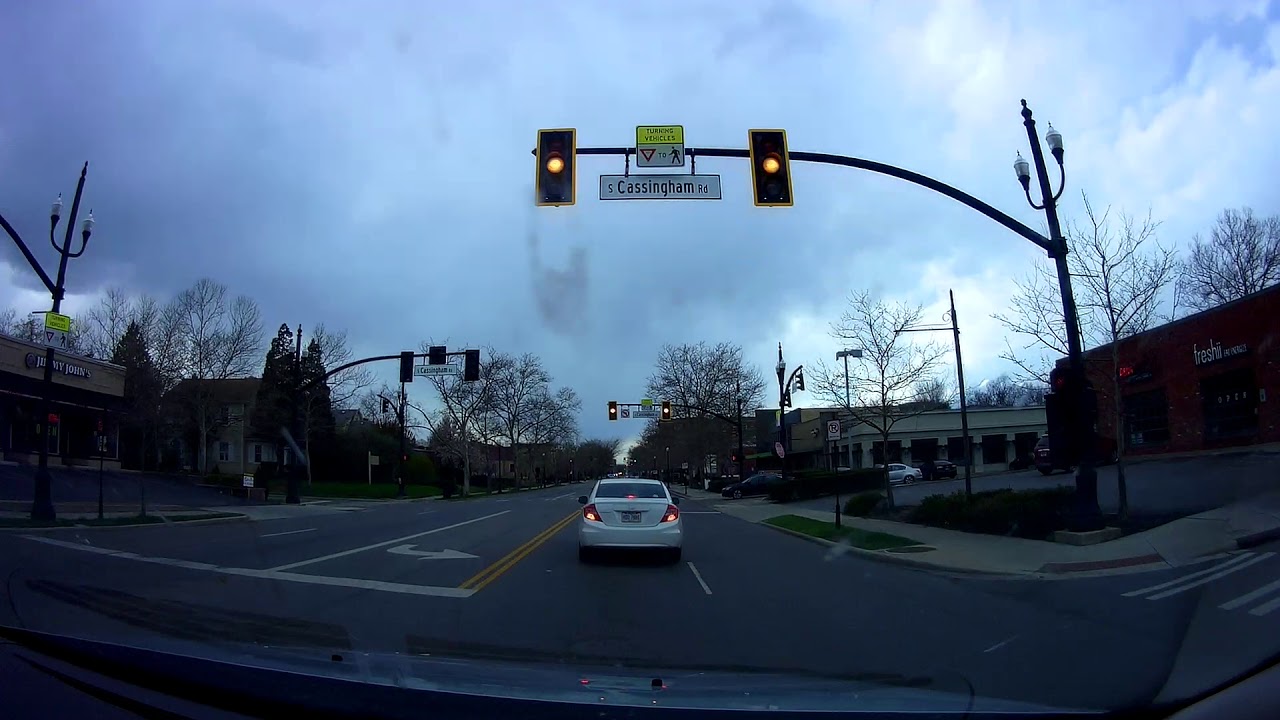 Driving On Main Street In Columbus, Ohio
