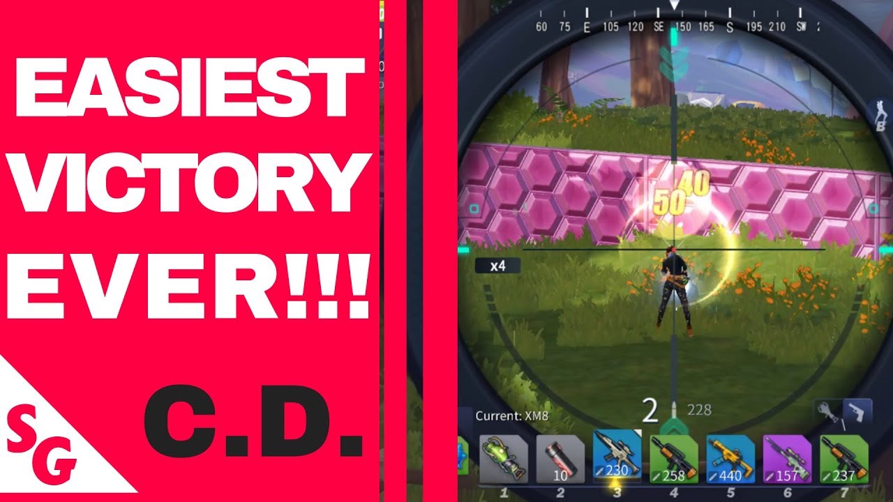 Easiest VICTORY Ever In Battle Royale Game CREATIVE DESTRUCTION