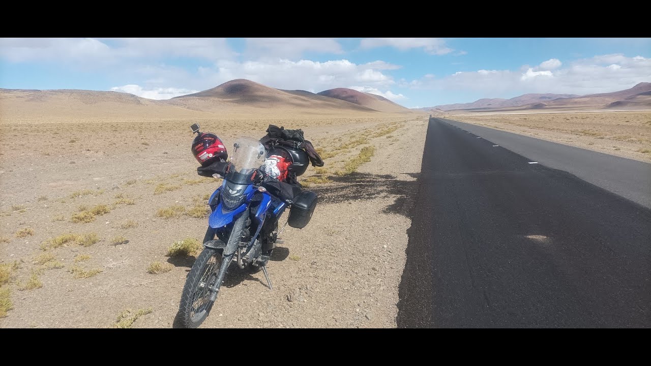 Argentina e Chile Primeira Parte Yamaha Lander 250