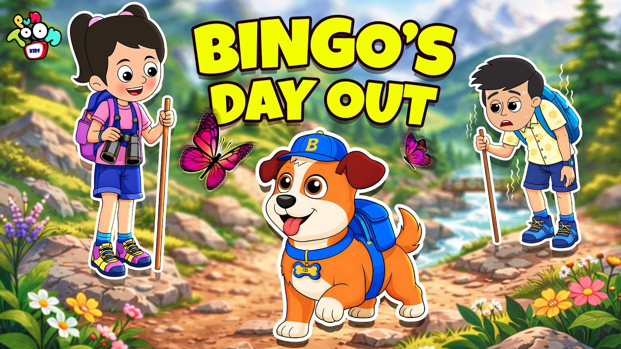 Bingo का Day Out - Adventure Trip | Cartoon for Kids | Hindi Kahaniya | PunToon Kids Hindi