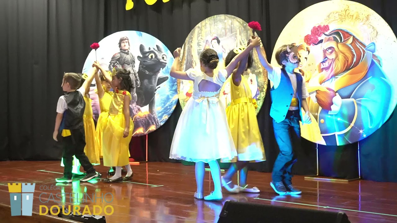 Apresentação de final de ano infantil 5 - A Bela e a Fera 2021