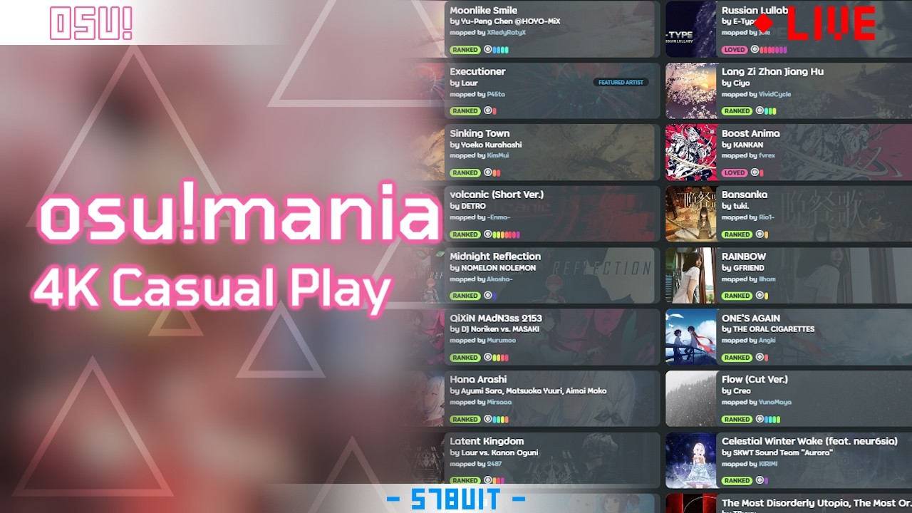 [osu!] finally making a livestream of the most popular RG lmao