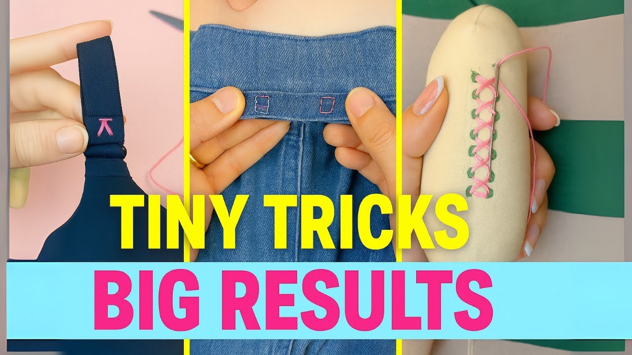 7 Tiny Sewing Tricks That’ll Blow Your Mind 🧵💥