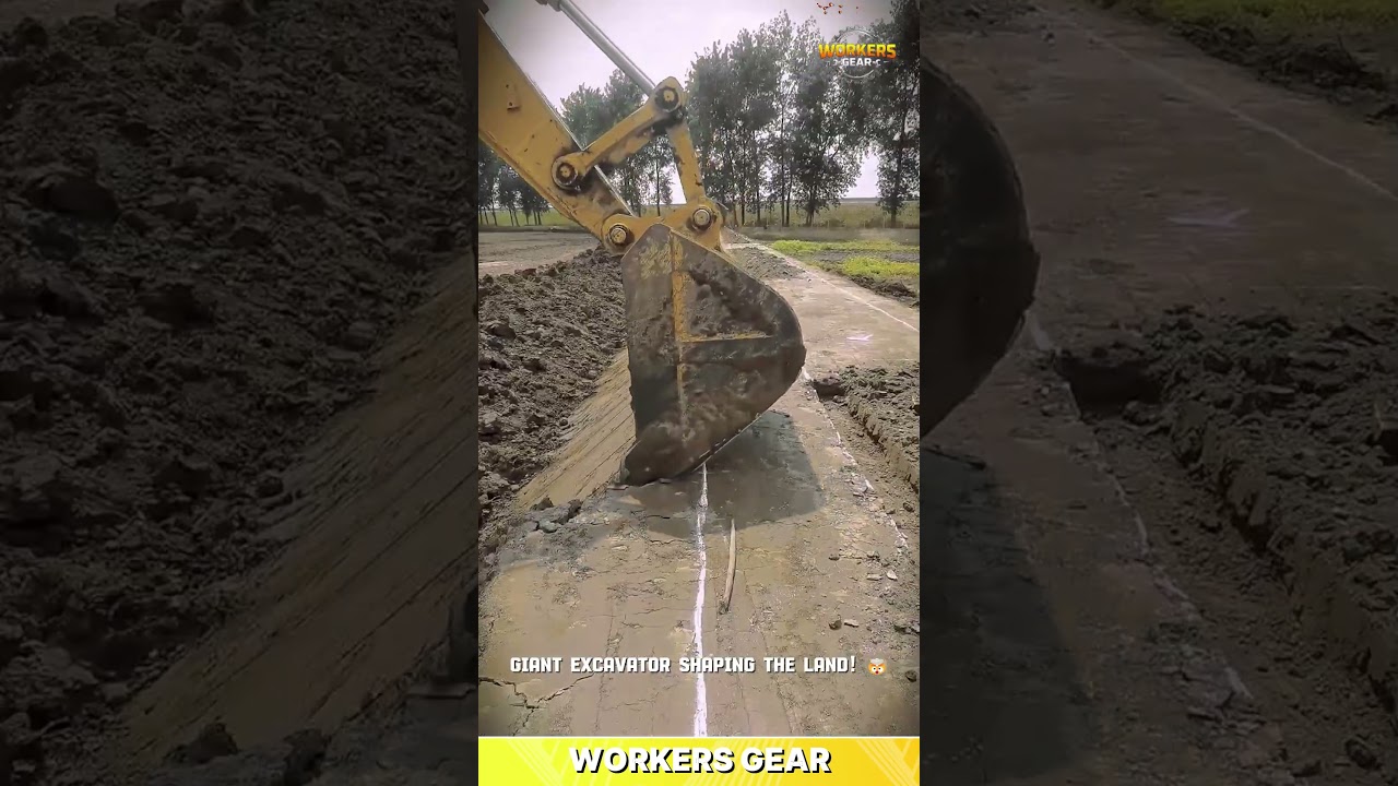 Heavy-Duty Excavator Machine for Precision Canal Excavation and Agricultural Infrastructure