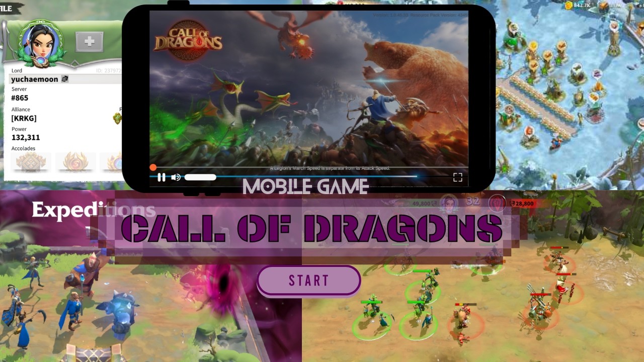 [GAMEPLAY] Call of Dragons | Mobile Game