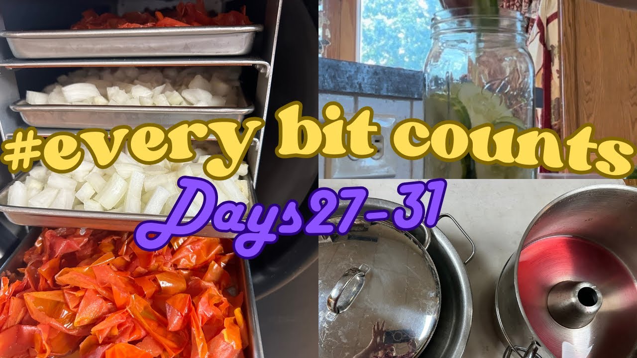 August 27th -31st #everybitcountschallenge  2023  @threerivershomestead