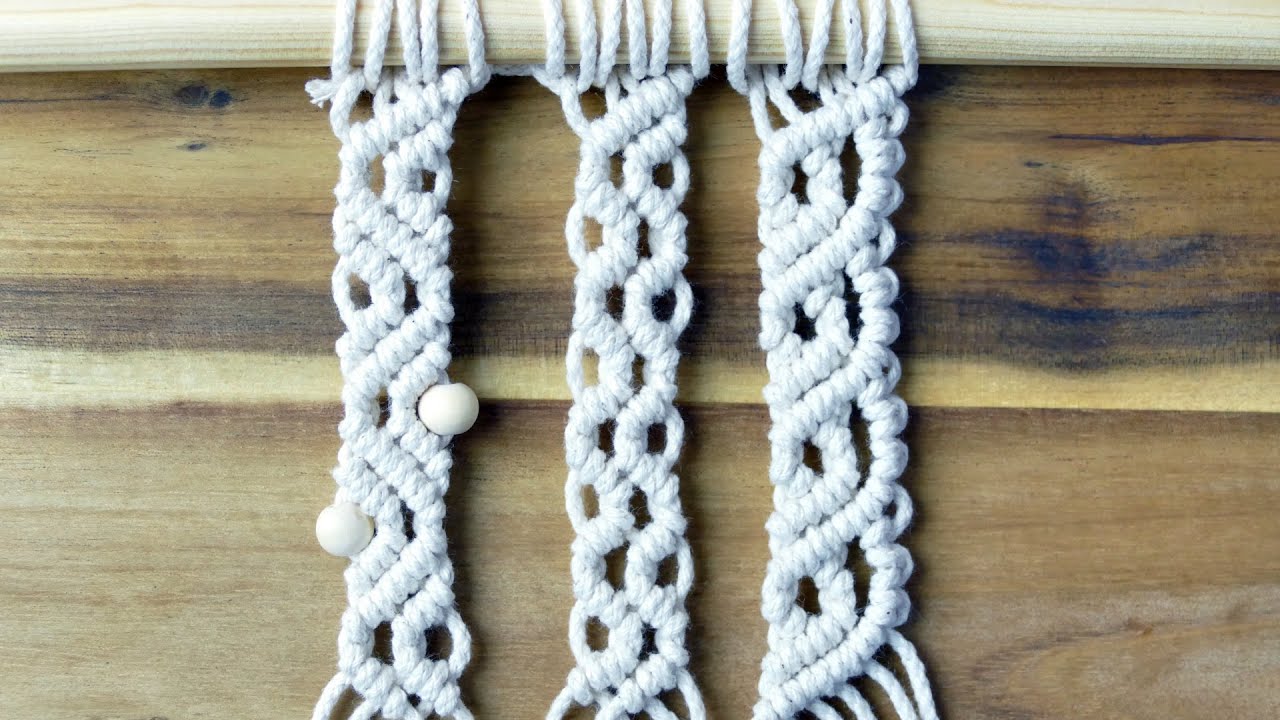 3 Wavy Macrame Patterns
