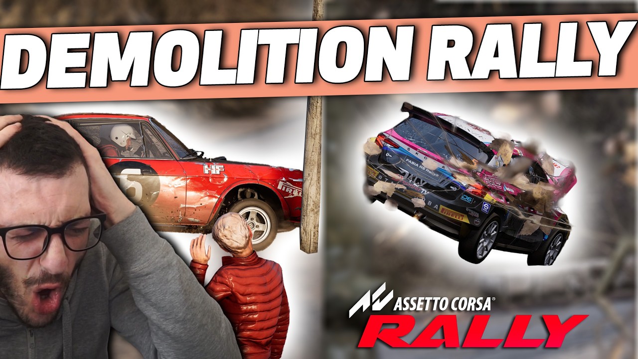 Questo è un Demolition Rally su Assetto Corsa Rally!