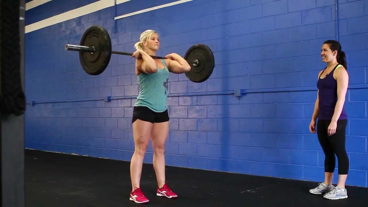 CrossFit — тренировка толчка с Натали Бургенер