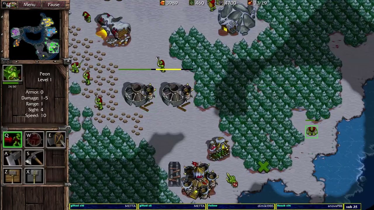 Warcraft 2 Remastered Seasons Beatings 4v4