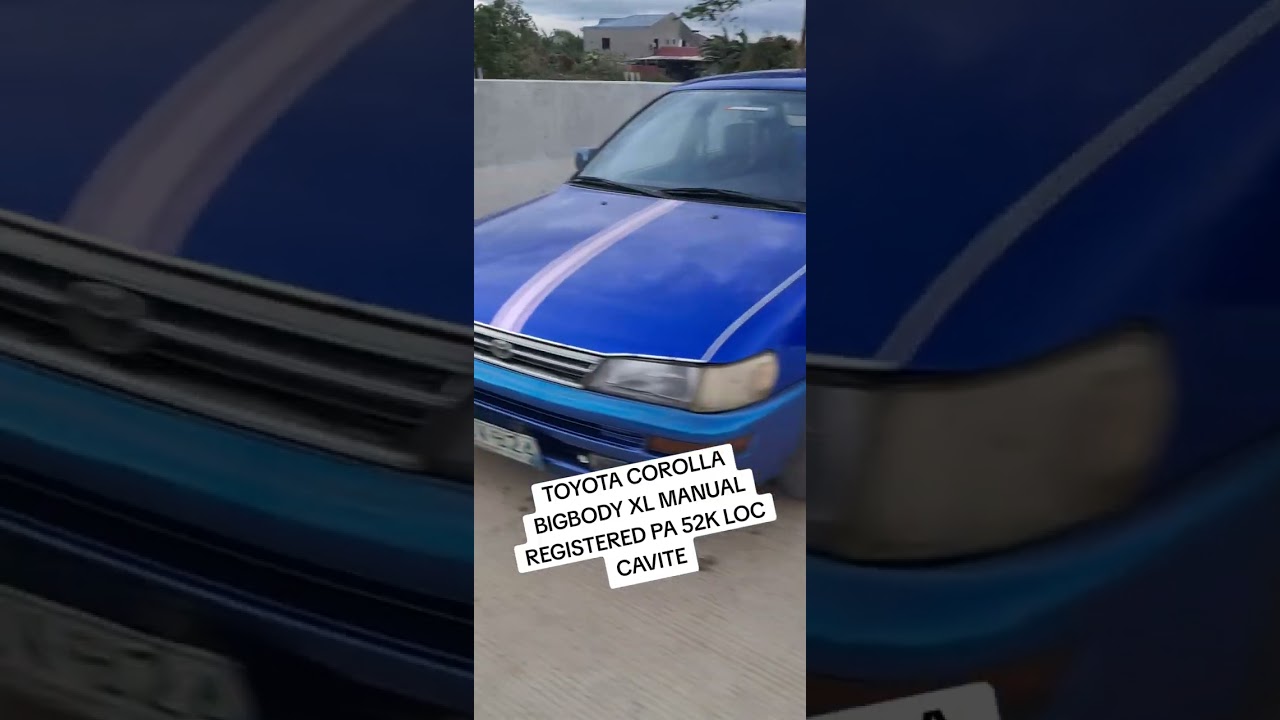 TOYOTA COROLLA BIGBODY XL MANUAL 52K LOC SILANG CAVITE