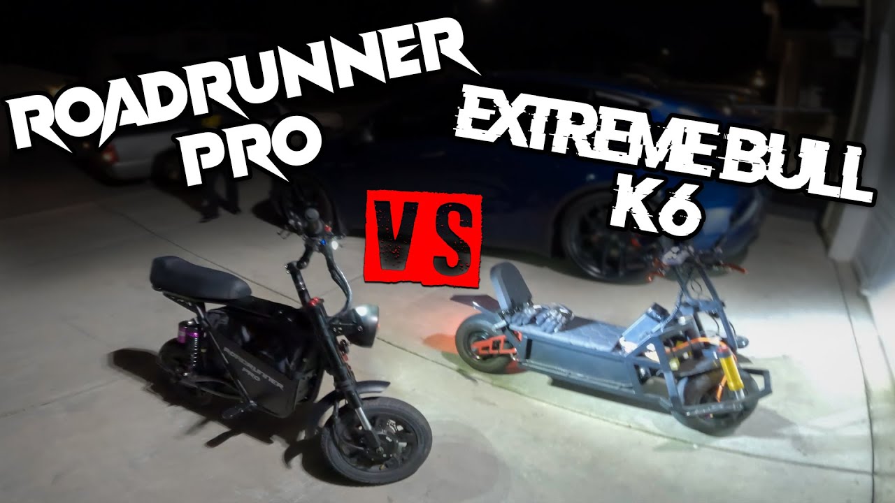 RoadRunner PRO & Extreme Bull K6 - Burnouts & Reckless Scootering