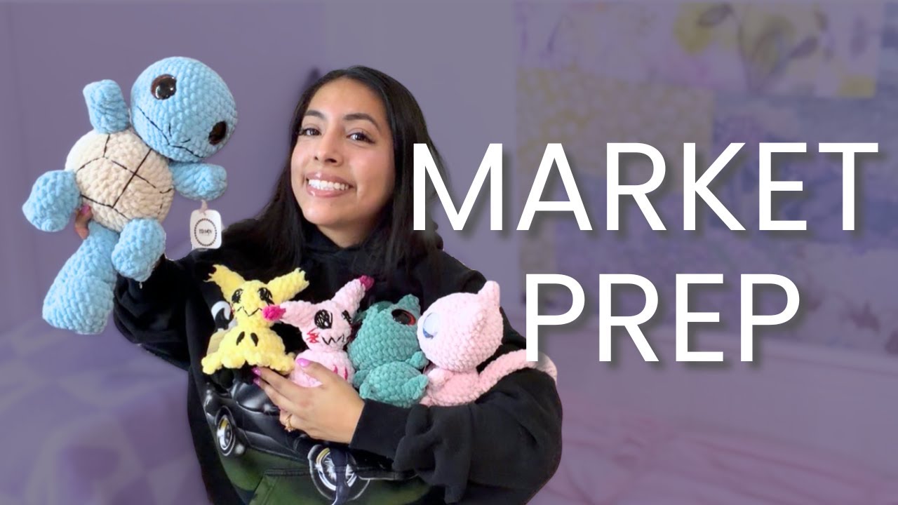 What I’m Bringing to a Huge Pokémon Market (Crochet Plushies & Prep)