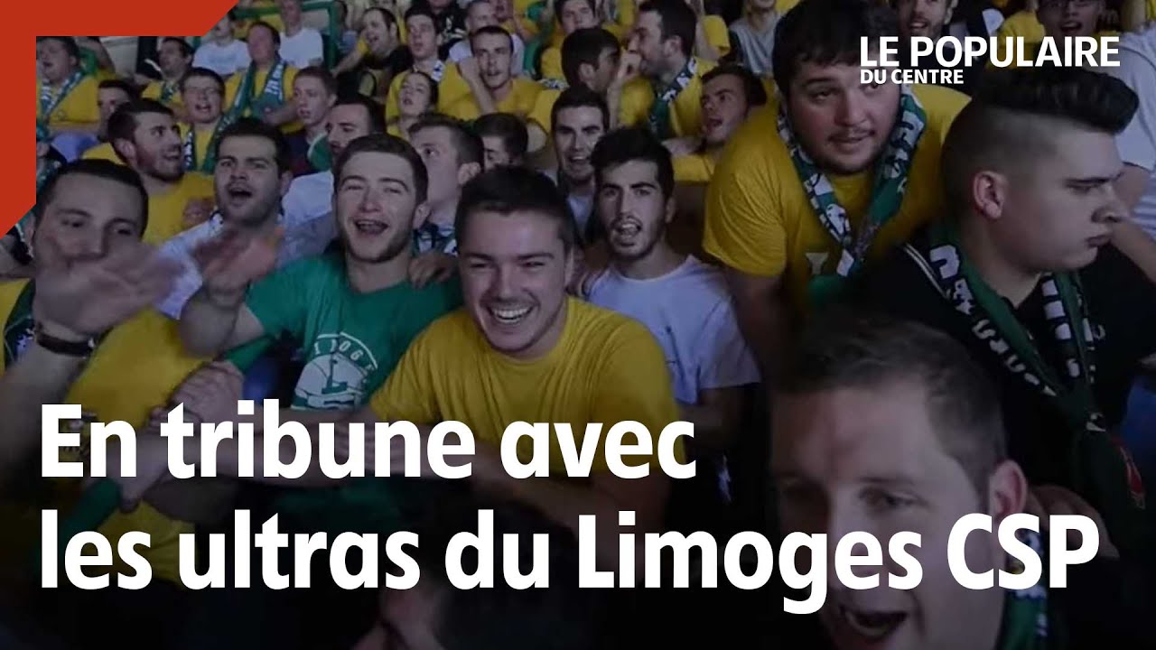 Limoges CSP - En tribune avec les Ultras Greens à Beaublanc