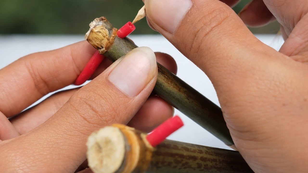 Cara Mudah Membuat kreatifitas ketapel dari Bambu
