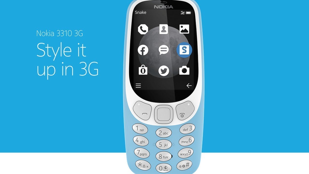 Nokia 3310 3G Variant Brings High Speed Internet to the Classic Feature Phone