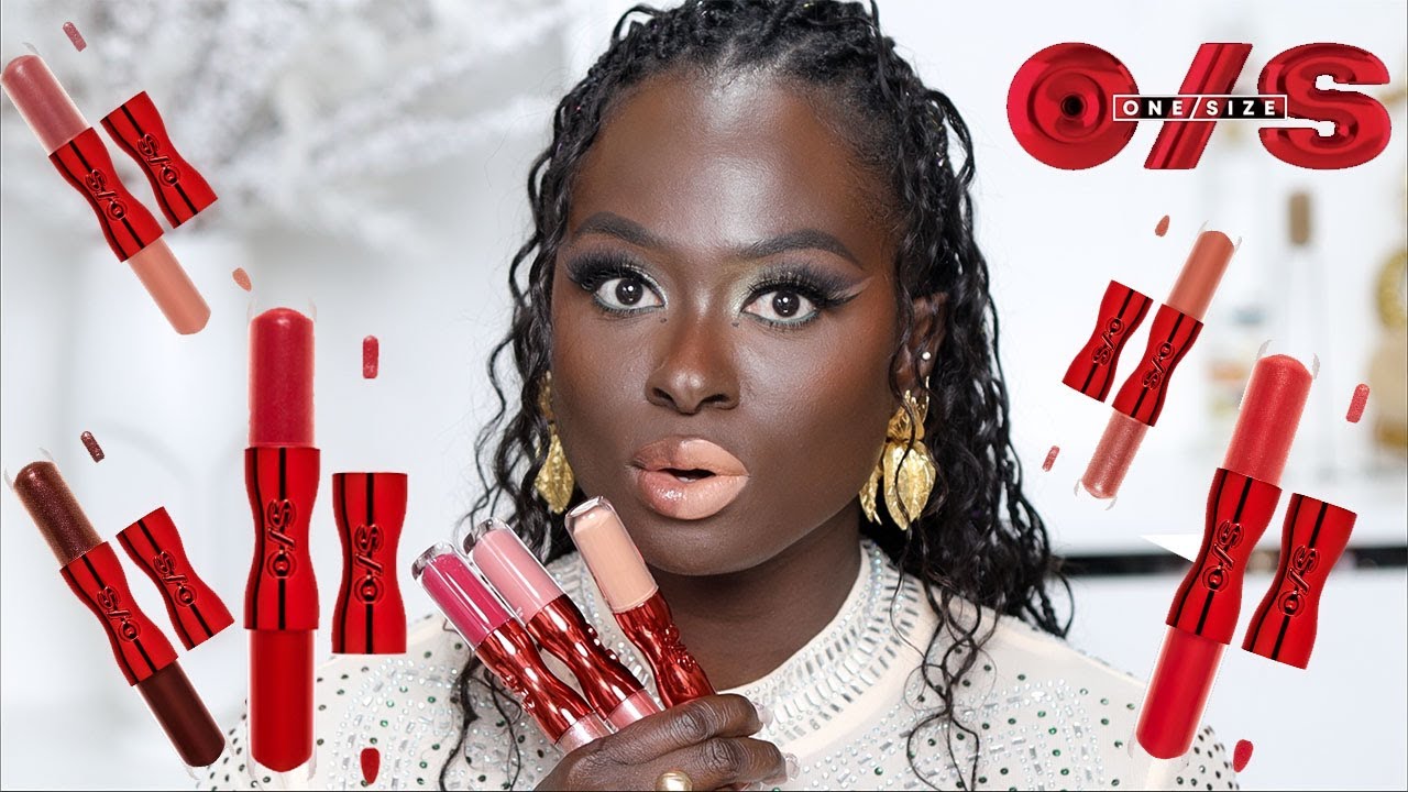 Dark Skin Woman Swatches All PATRICK STARRR's Lip Snatcher Duos | Ohemaa