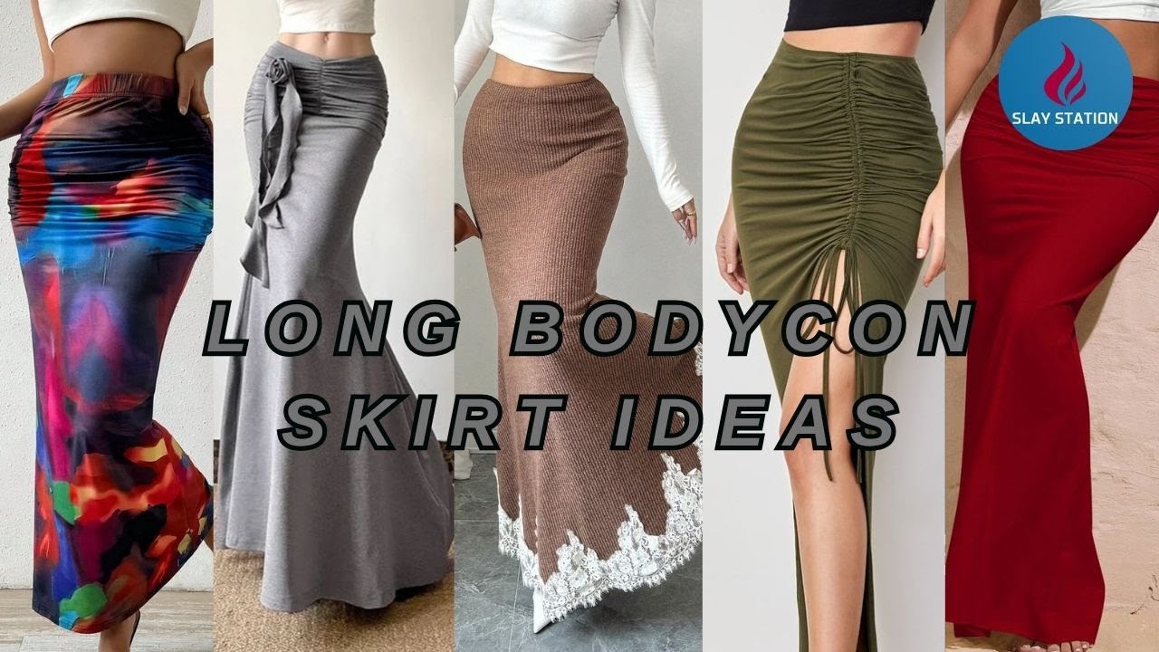 Elegant & Sexy: Long Bodycon Skirt Styling Guide | Long Bodycon Skirt Fashion Ideas
