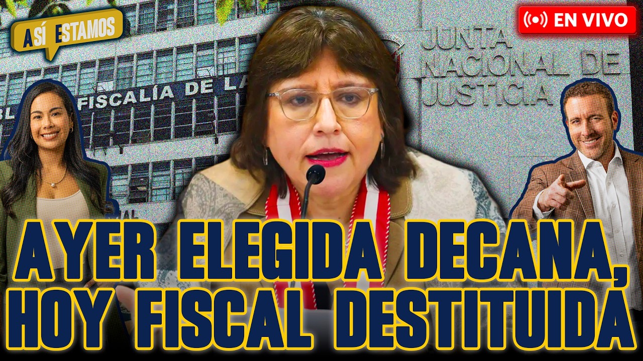 🚨 #ENVIVO | ¡LA JUNTA NACIONAL DE JUSTICIA RATIFICÓ LA DESTITUCIÓN DE DELIA ESPINOZA! #ASÍESTAMOS