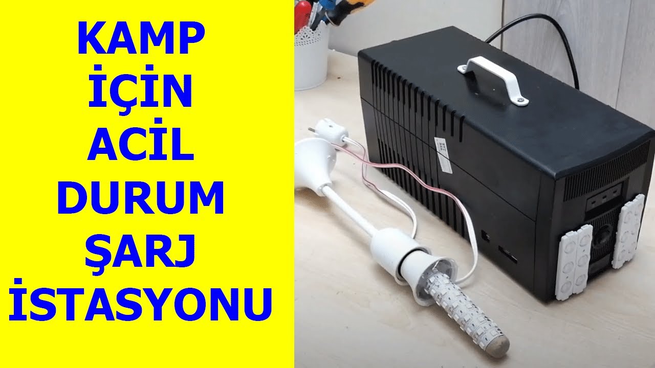 Kamp İçin Telefon Şarj İstasyonu (3 usb çıkışlı, ışıklı 21000 ma taşınabilir kamp çantası)