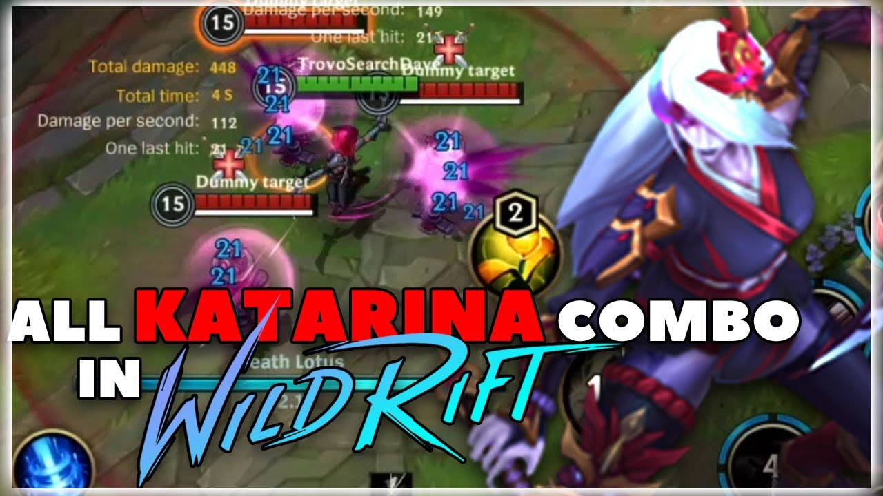 Katarina Full Combo, Tips and Tricks in 3 minutes | LoL Wild Rift