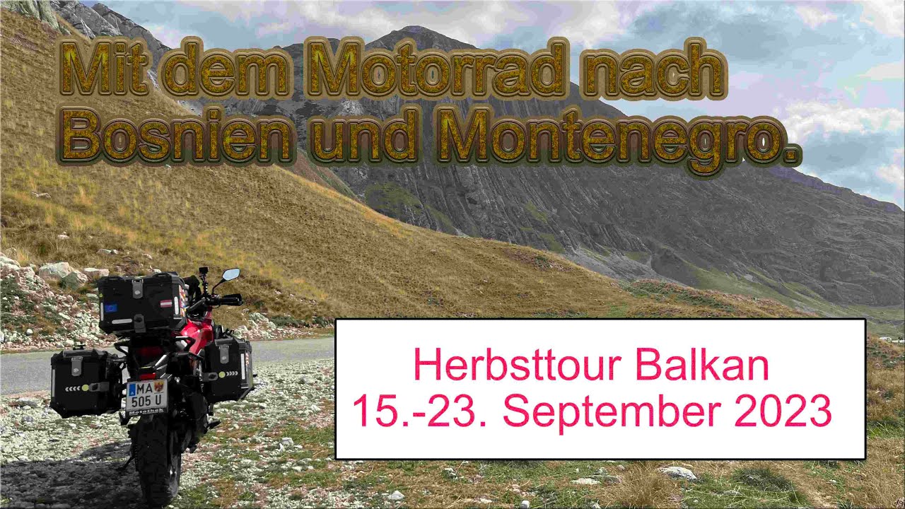 Mit dem Motorrad nach Bosnien und Montenegro. (#Durmitor #hondanc750x #hondaafricatwin )