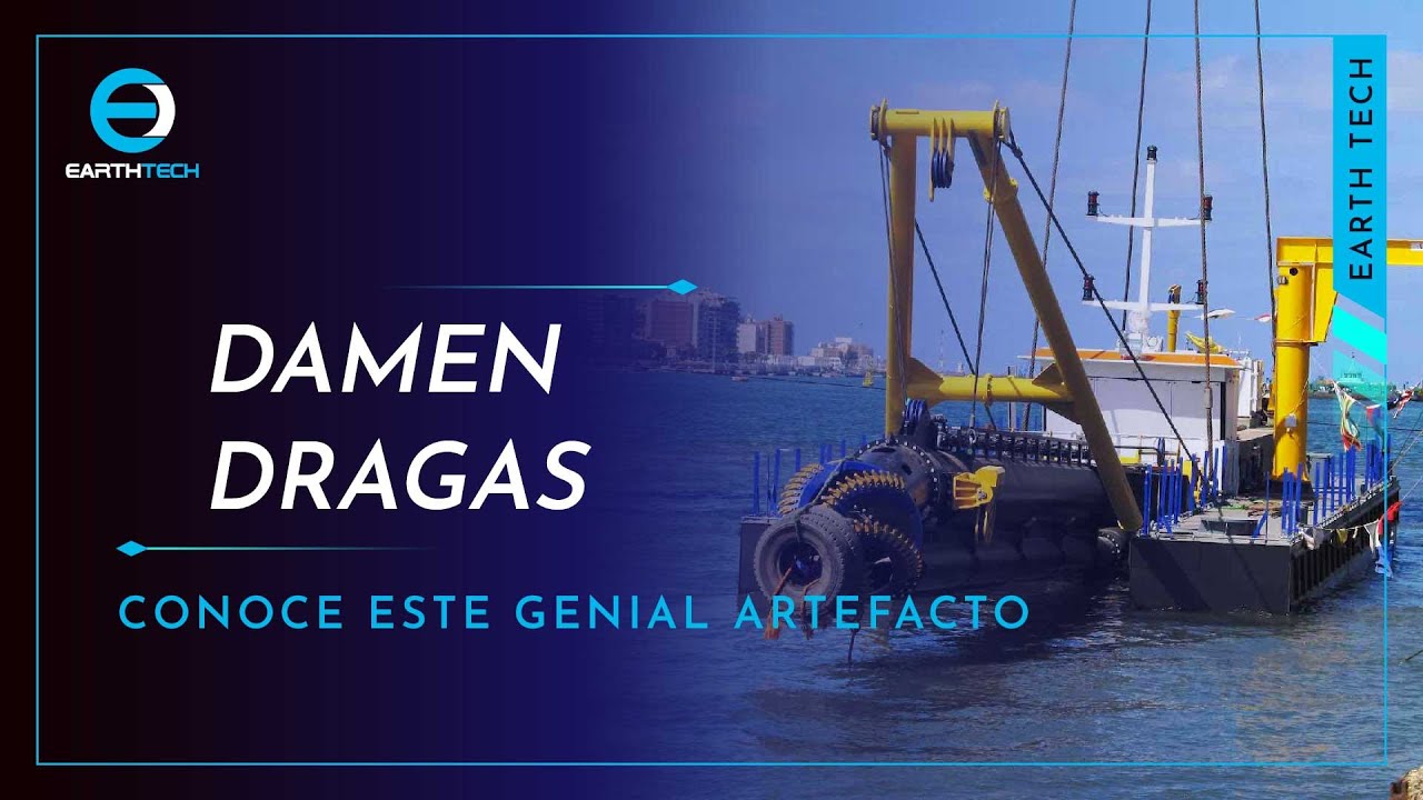 Damen dragas de succión con cortador mira esta genial máquina