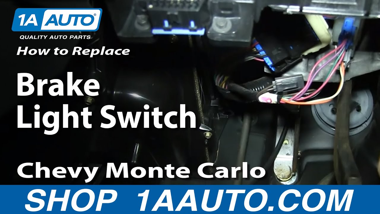How to Replace Brake Light Switch 96-05 Chevy Monte Carlo