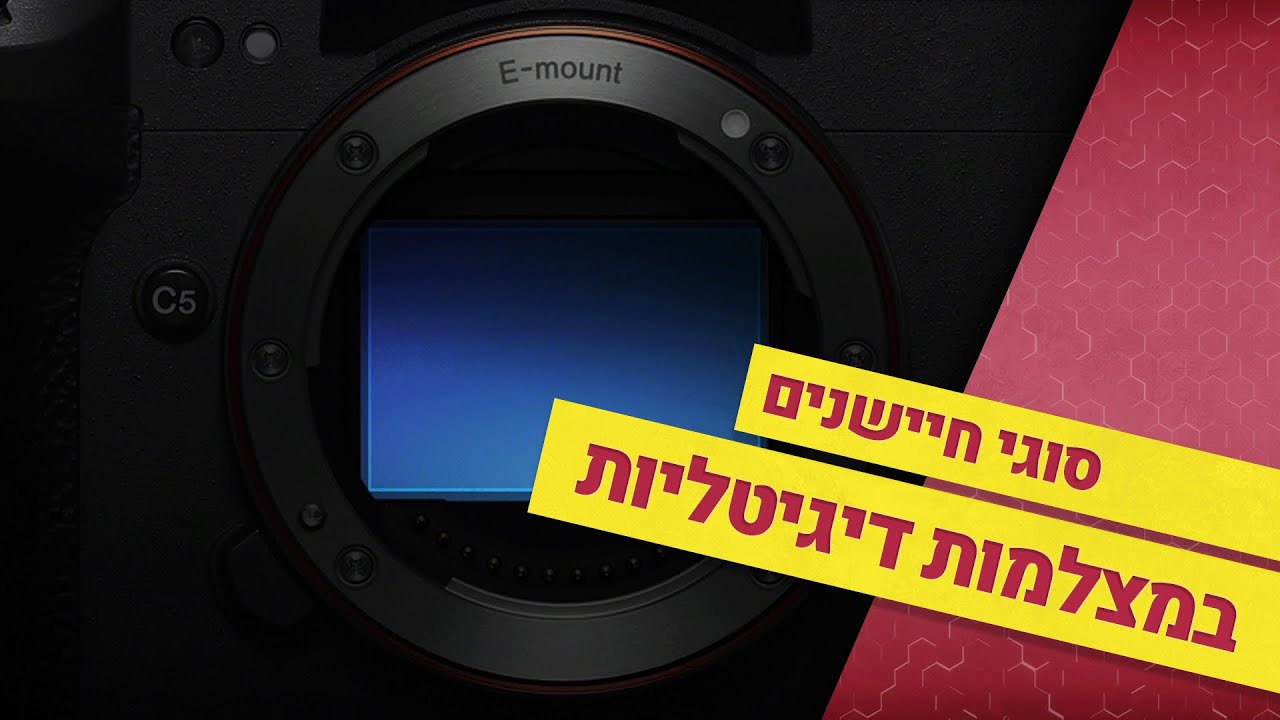מהם סוגי חיישן המצלמה השונים?