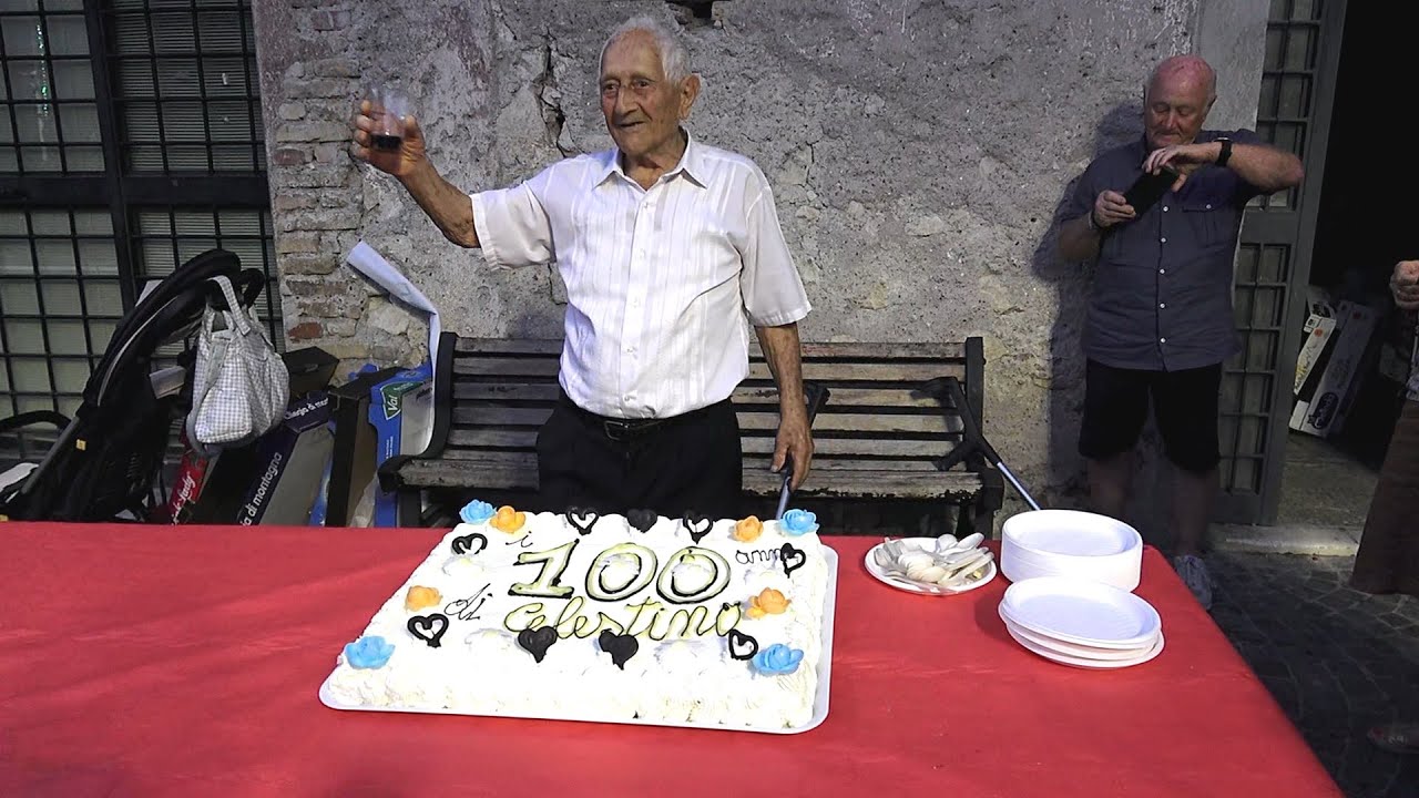 Marano Equo: Compleanno di Celestino100 anni 25/7/2023 GR