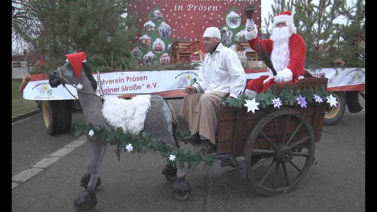 40 Jahre Weihnachtsmannempfang in Prösen Heiligabend 2018