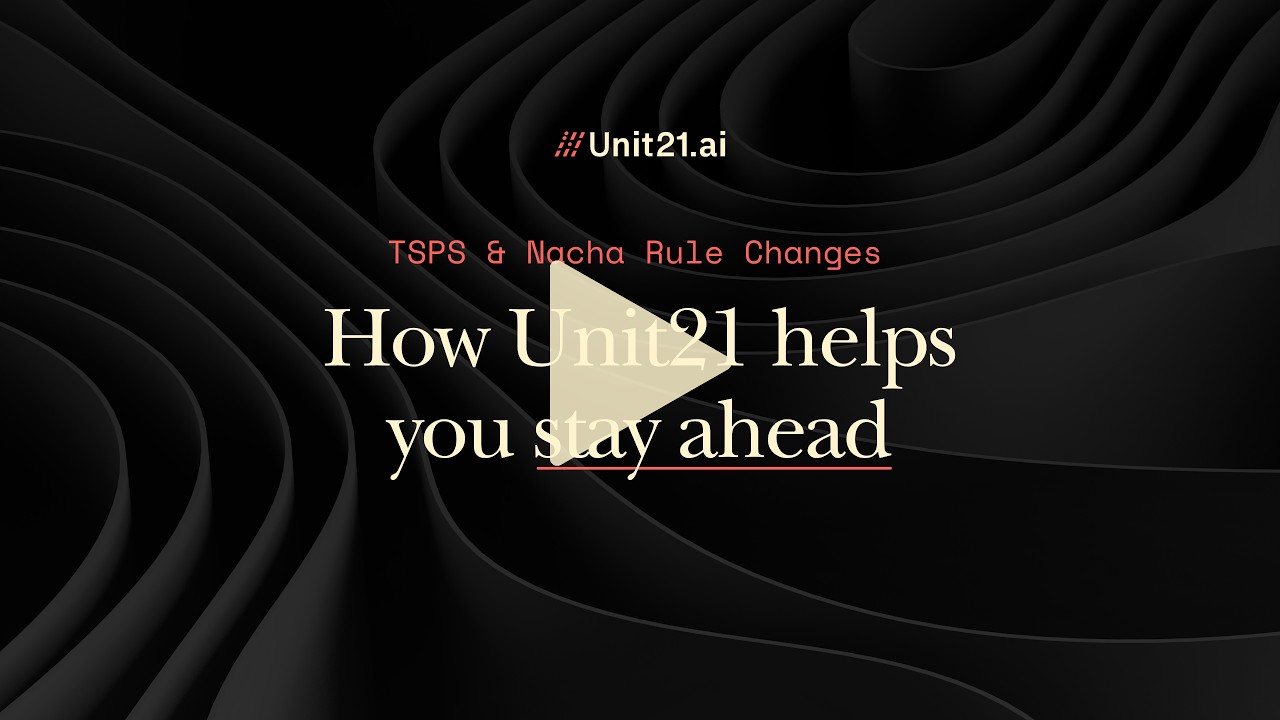 TPSPs & NACHA 2026 Rule Changes | How Unit21 Helps You Stay Ahead