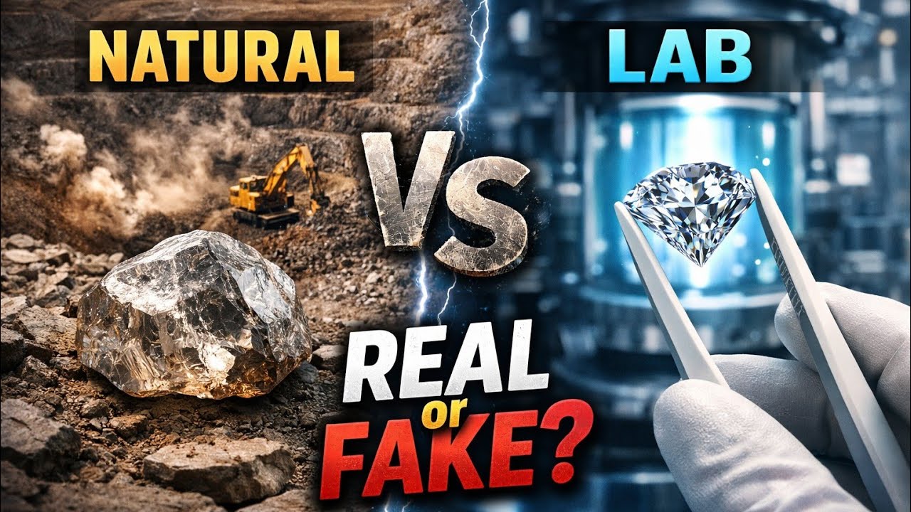 Natural Diamond vs Lab-Grown Diamond | Factory Process Comparison 💎