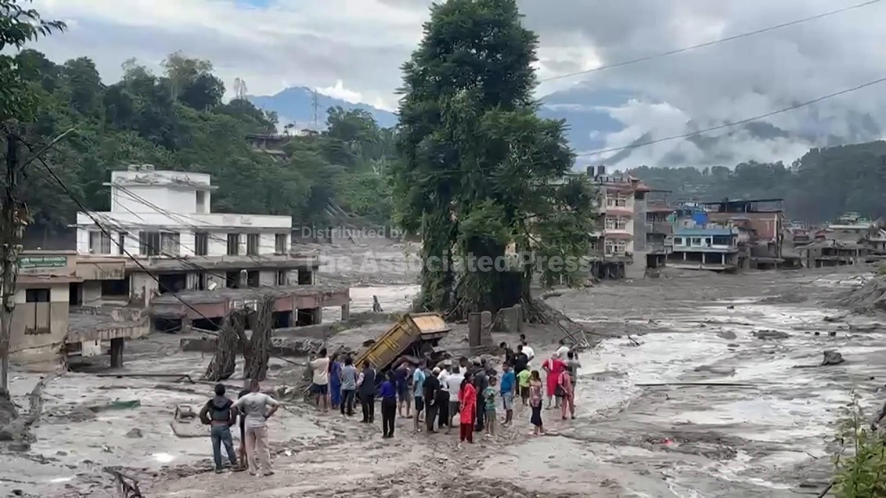 Floods caused by glacial collapse kill at least 160 on Nepal-China border, with hundreds missing