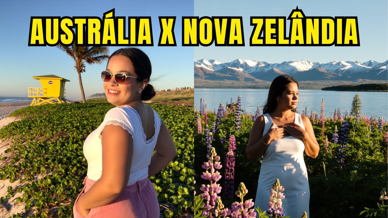 Austrália ou Nova Zelândia: Qual é melhor para intercâmbio?